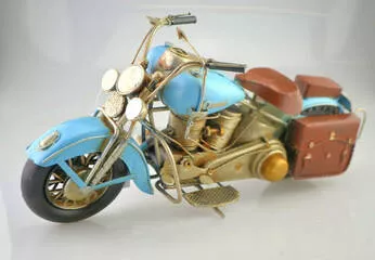 Oldtimer motorkerékpár fém modell 515302